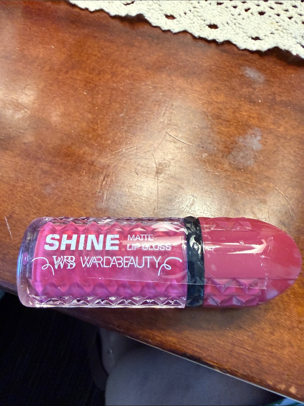 SHINE Matte Lip Gloss by Wardabeauty — Vibrant Pink